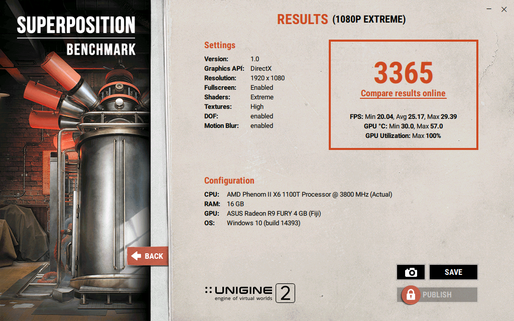 Superposition benchmark проверка видеокарты