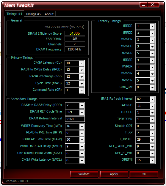 Team Xtreem 2666 2400 stable timings.png