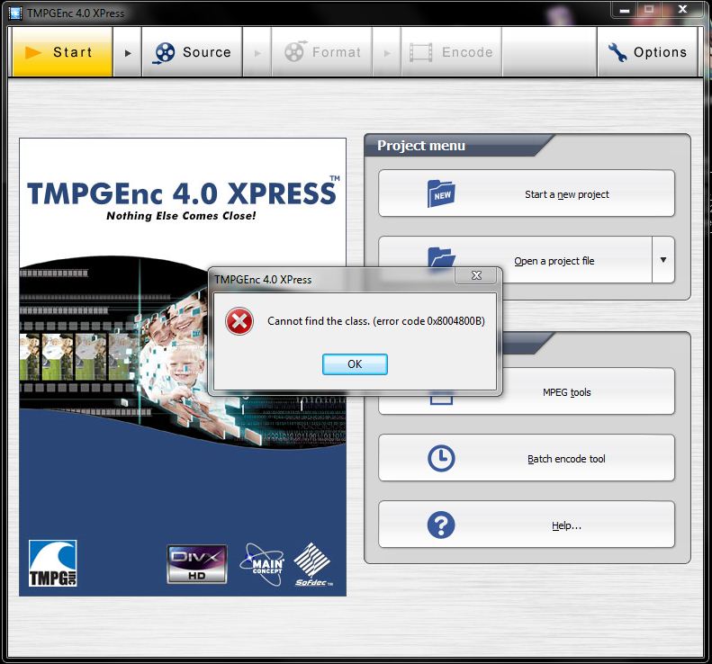 Tmpgenc 4 0 Xpress Error Code 0xb Help Techpowerup Forums