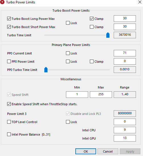 Throttlestop pl1 limit red and edp other TechPowerUp Forums