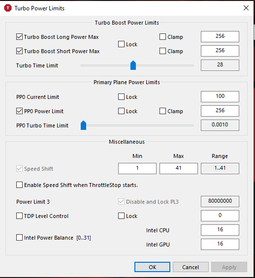 Throttlestop PL 2 Yellow on Core TechPowerUp Forums