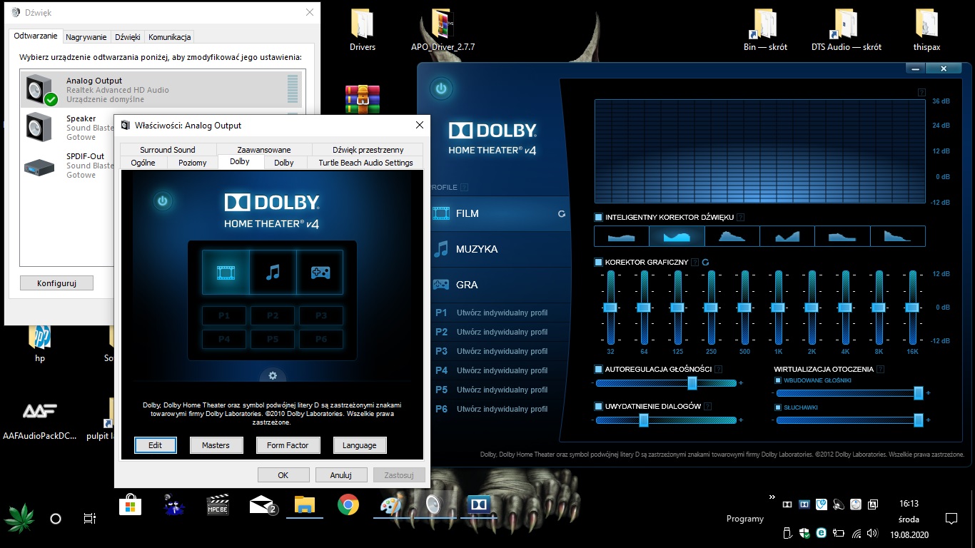 Что лучше realtek или dolby digital