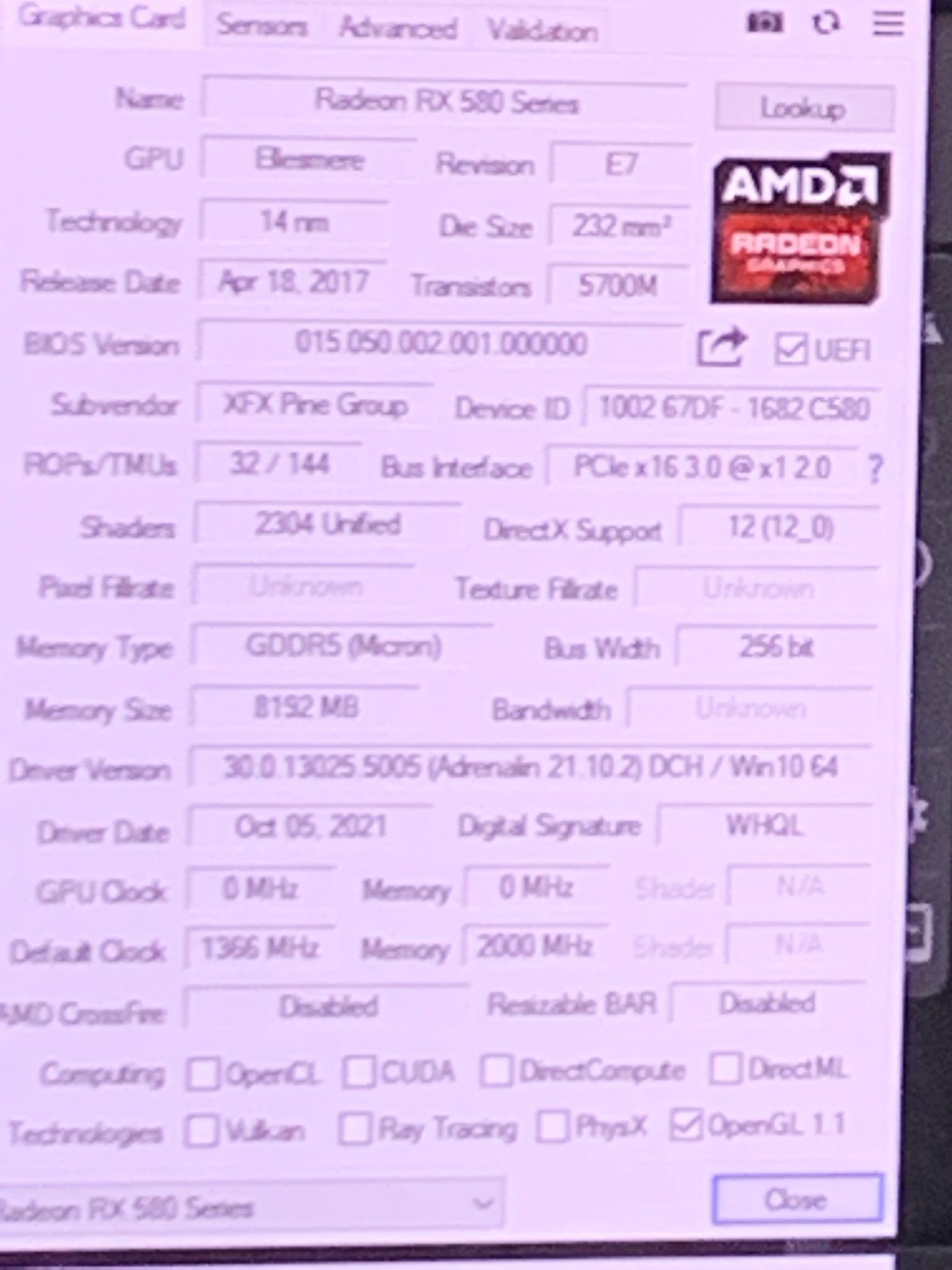 Rx 580 8gb cheap 2021