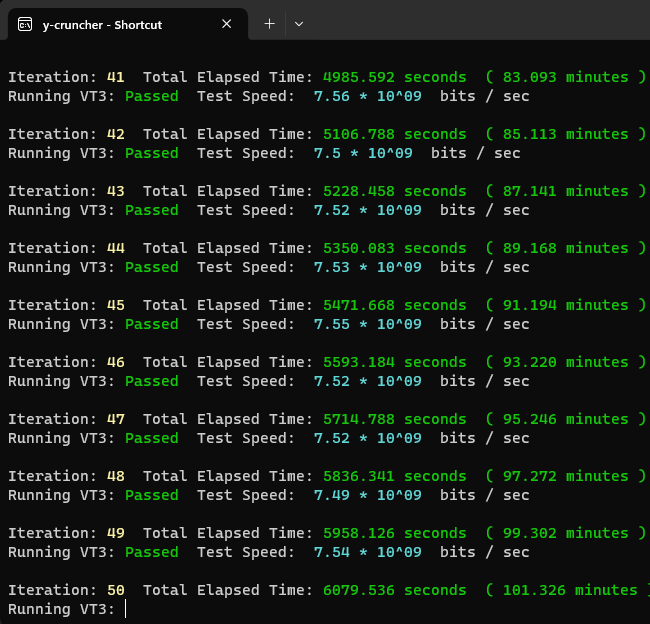 Y cruncher VT3 Stress Test PASS 6000SEC.png