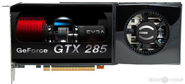 EVGA GTX 285 SSC w/ Backplate Image