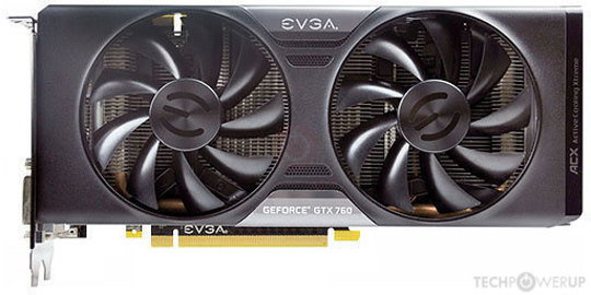 EVGA GTX 760 w/ ACX Cooler Image