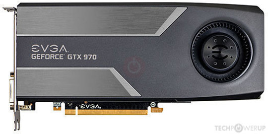 EVGA GTX 970 Superclocked Image