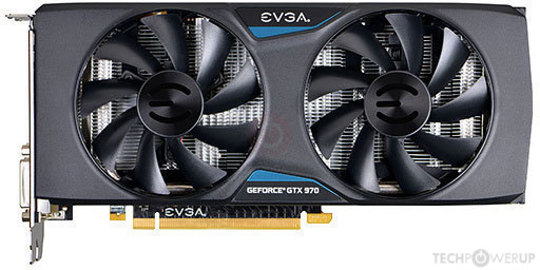 EVGA GTX 970 Superclocked ACX Image