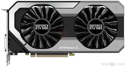 Palit GeForce GTX1060 6GB JETSTREAM 風-