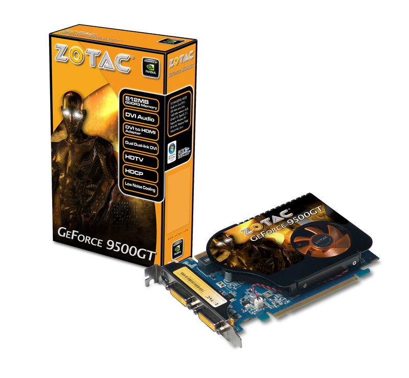 ZOTAC Intros New GeForce 9500 GT AMP 