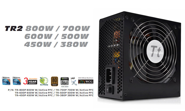 Thermaltake Introduces TR2 Bronze Mainstream PSU Series