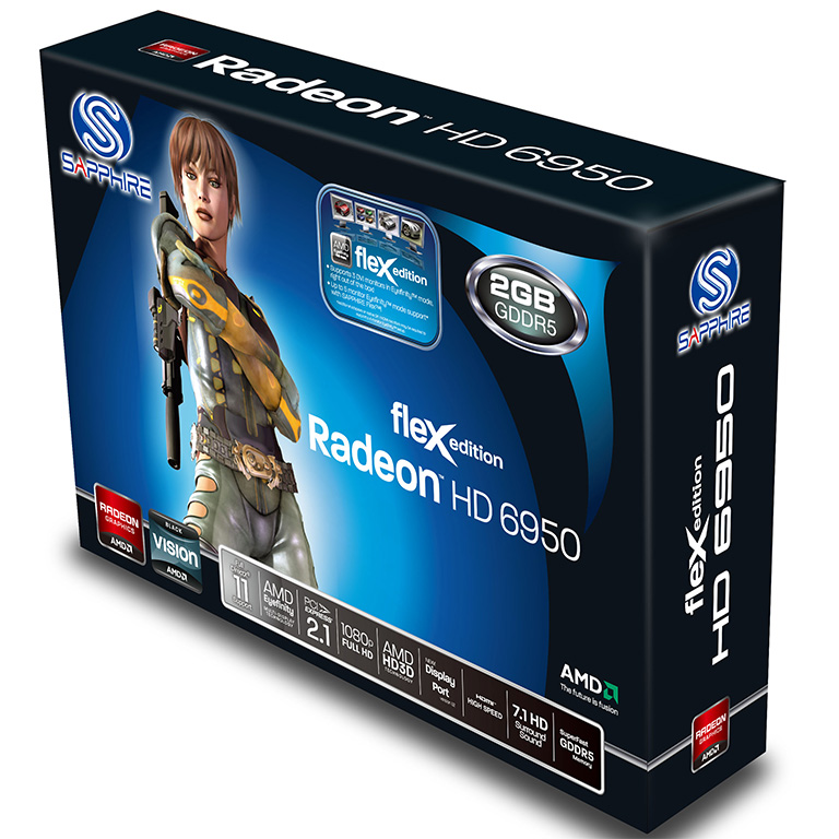 Sapphire Readies Radeon Hd 6950 Flex Edition 2 Gb Graphics Card Techpowerup