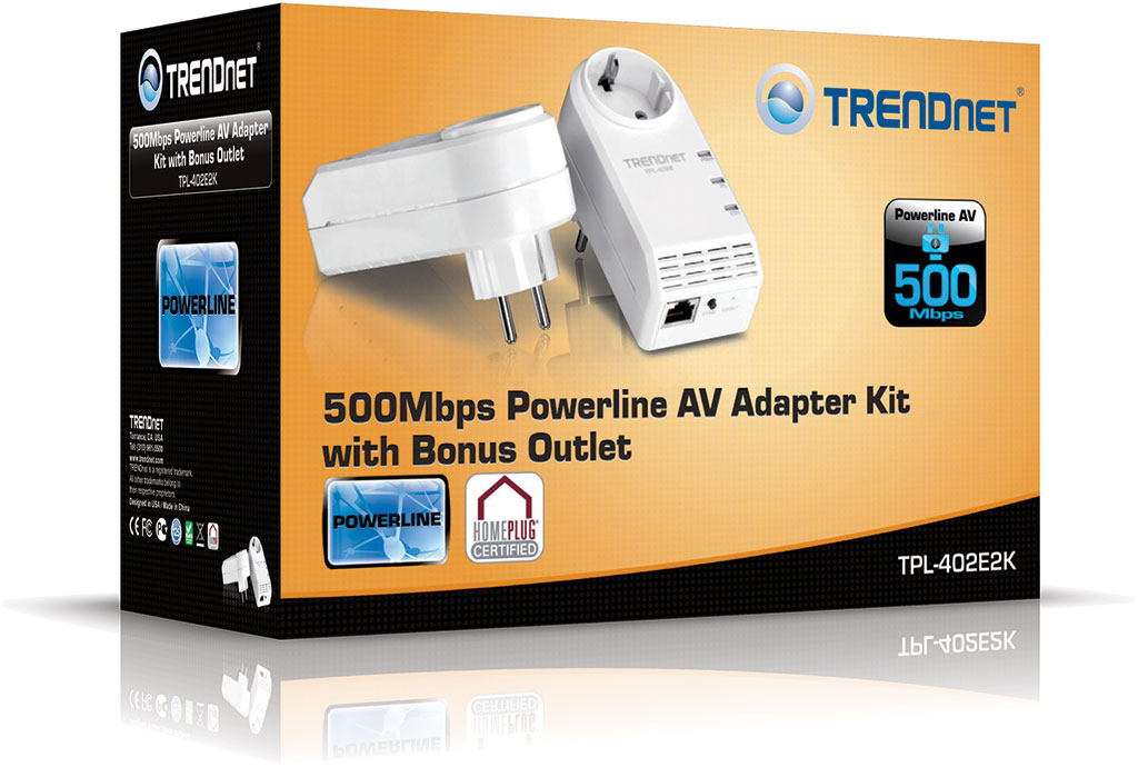 Маркет 500. Адаптер Powerline TRENDNET tpl-402e. Адаптер TRENDNET tpl-402e2k. Powerline адаптеры вместе с розеткой.