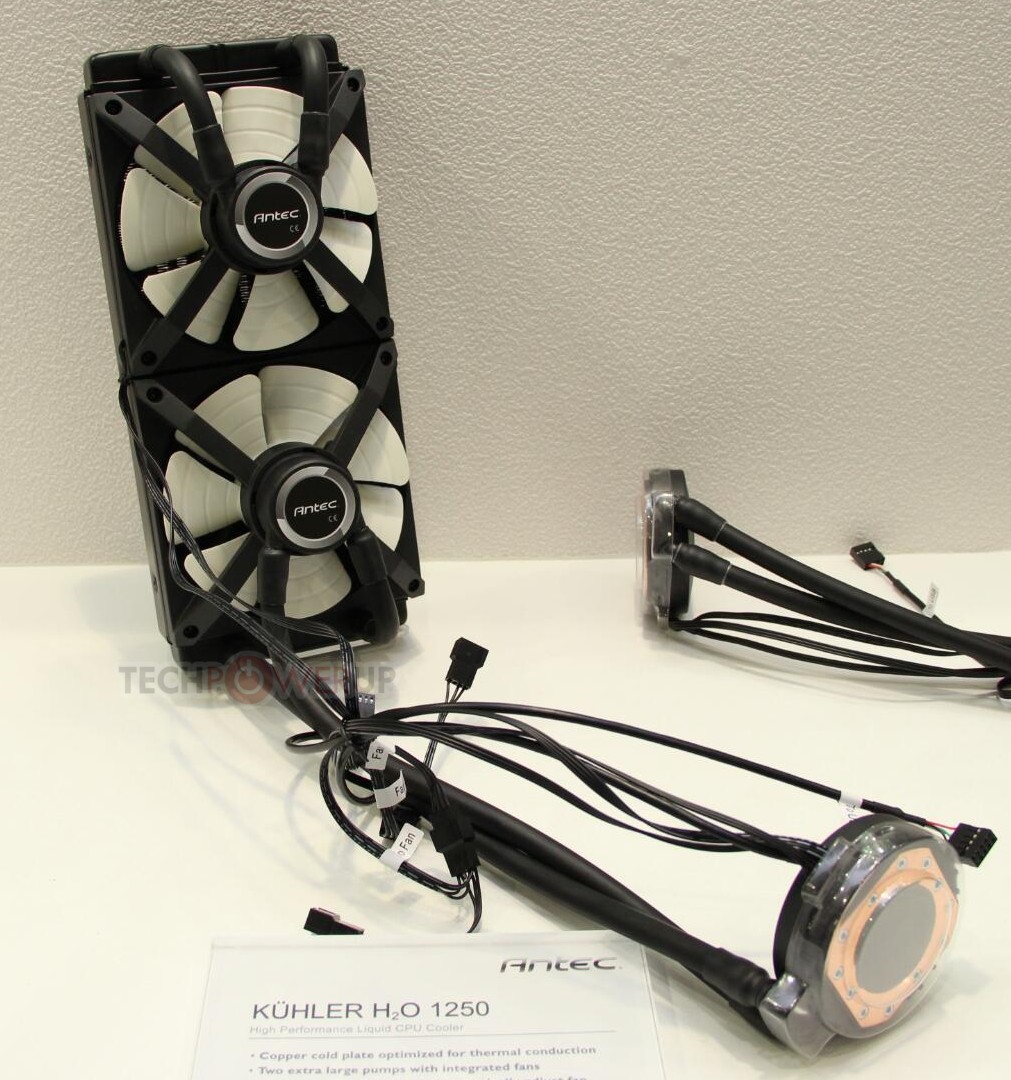 Antec KUHLER H2O 650 Passive Liquid CPU Cooler with Fan and