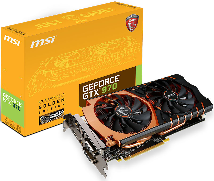 MSI Launches GeForce GTX 970 Golden Edition OC | TechPowerUp