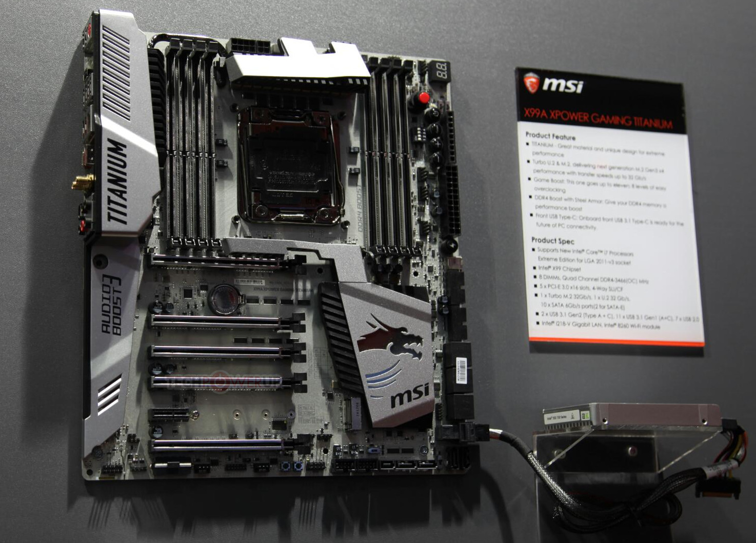 1474px x 1059px - MSI X99A XPower Gaming Titanium Motherboard Pictured | TechPowerUp