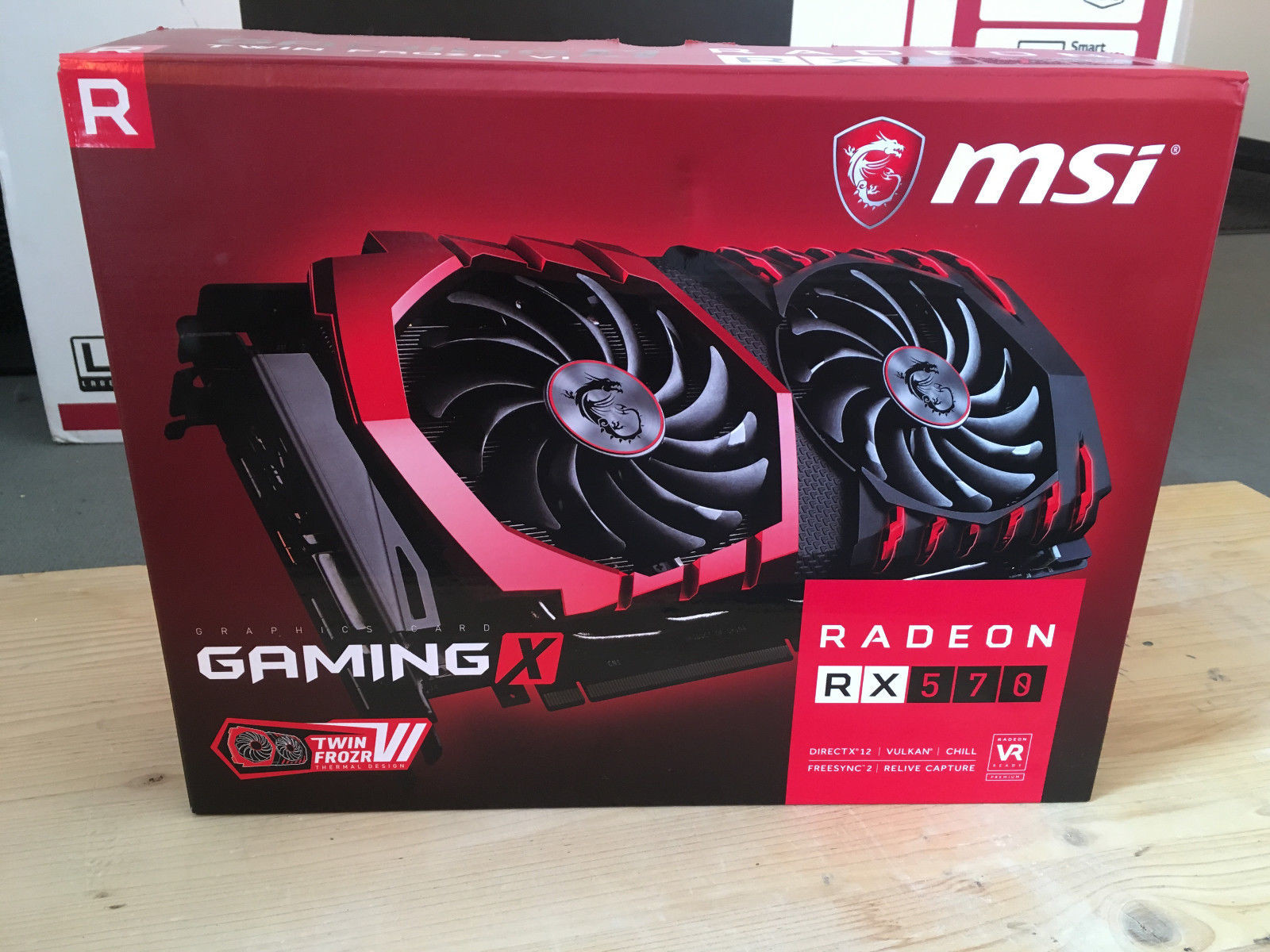 MSI Radeon RX 570 Gaming X Pictured 