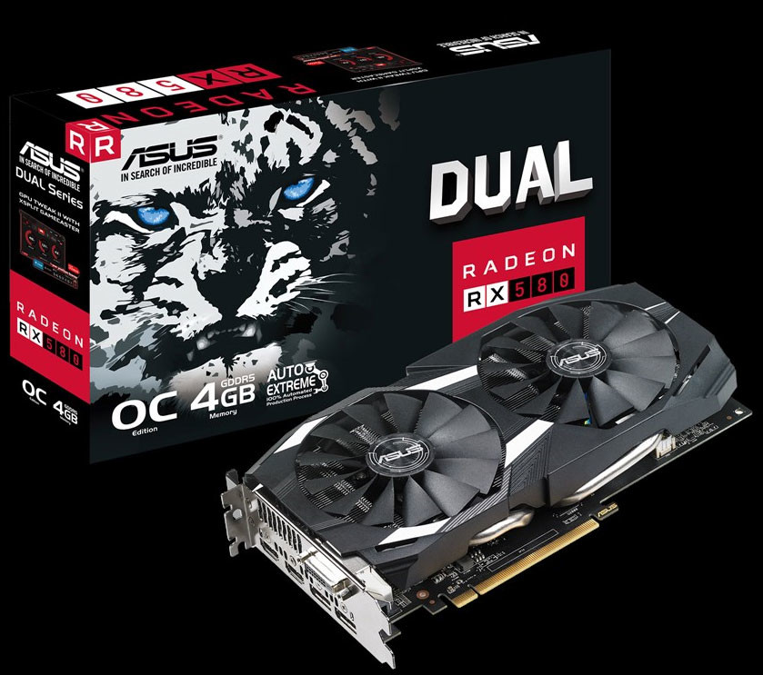 RX 570 STRIX and Dual-X Graphics Cards 