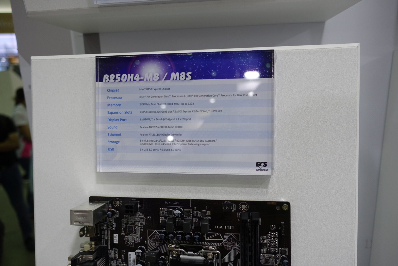 Ecs Showcases Eight Different Motherboards At Computex Techpowerup