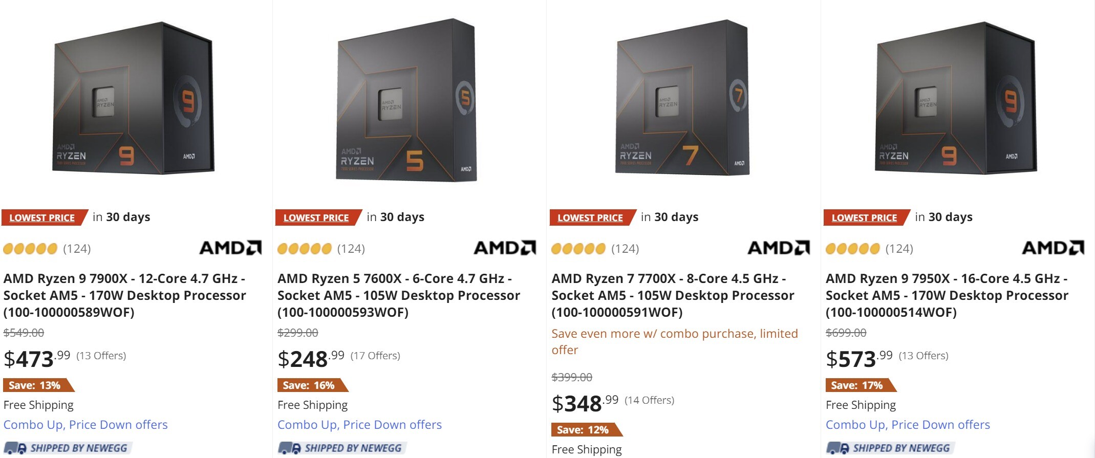 AMD Ryzen 7 7700X drops to lowest price ever thanks to 26