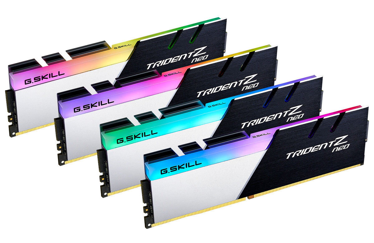 G.SKILL Updates Trident Z Neo DDR4 Specs Up To DDR4-4000 CL16