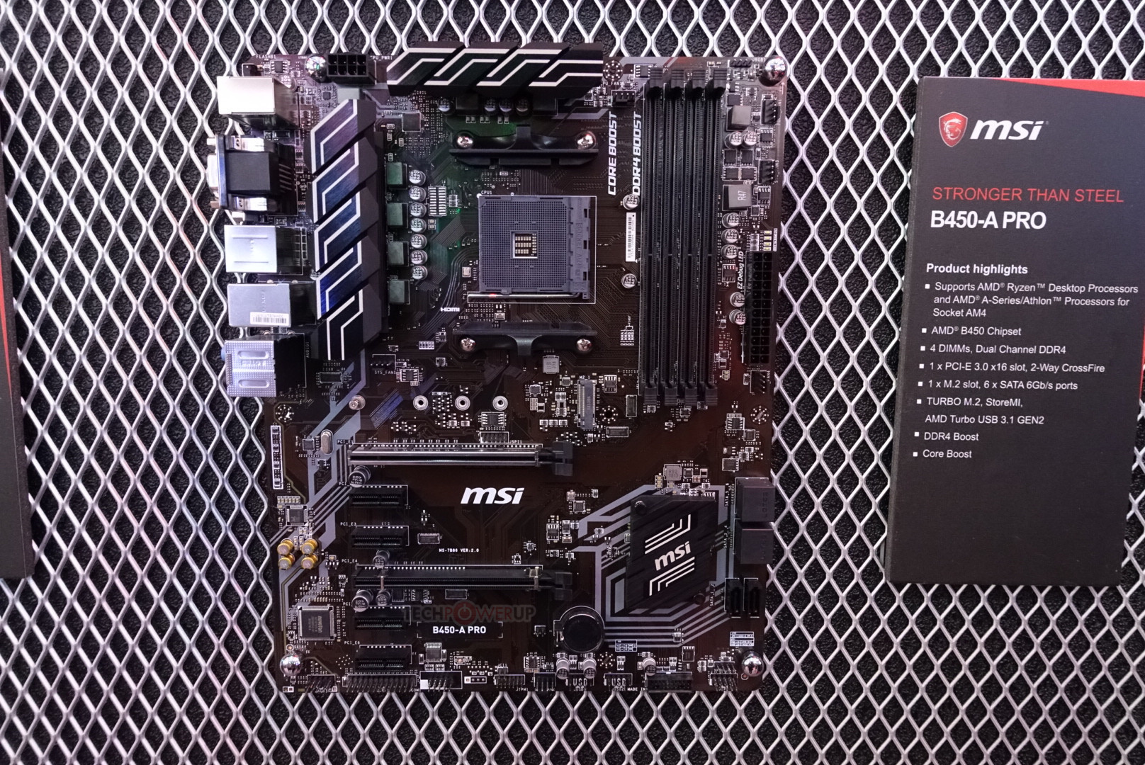 MSI Shows Off B450 Tomahawk and B450-A 