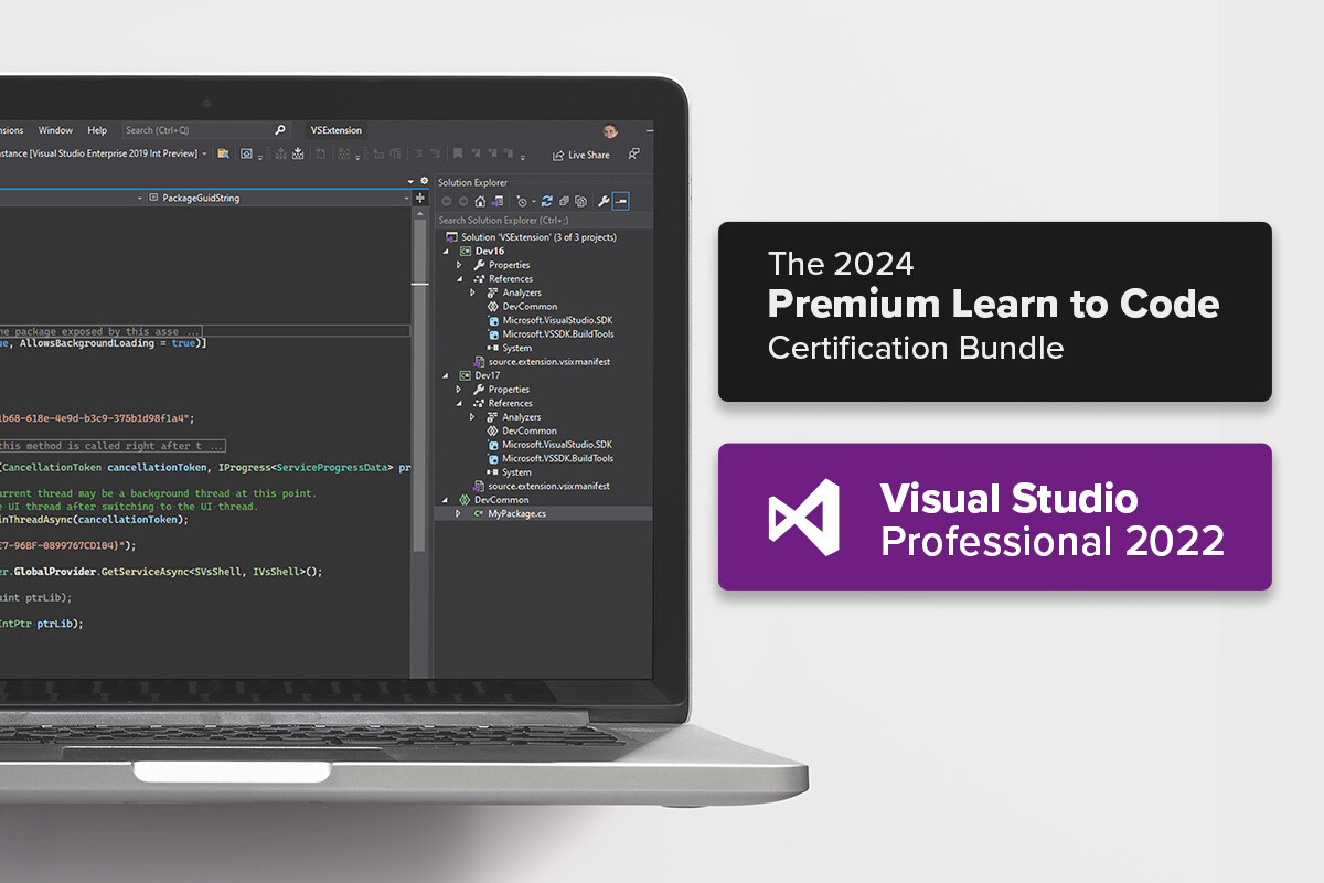 Microsoft Visual Studio With Coding Courses is Down to $56