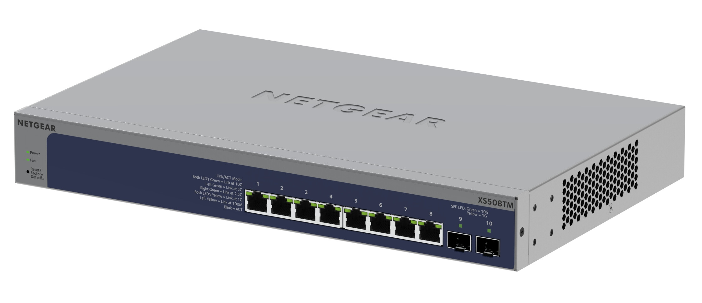NETGEAR XS516TM 16-Port 10G/Multi-Gigabit Ethernet Smart Switch with 2 10G  SFP+ Ports
