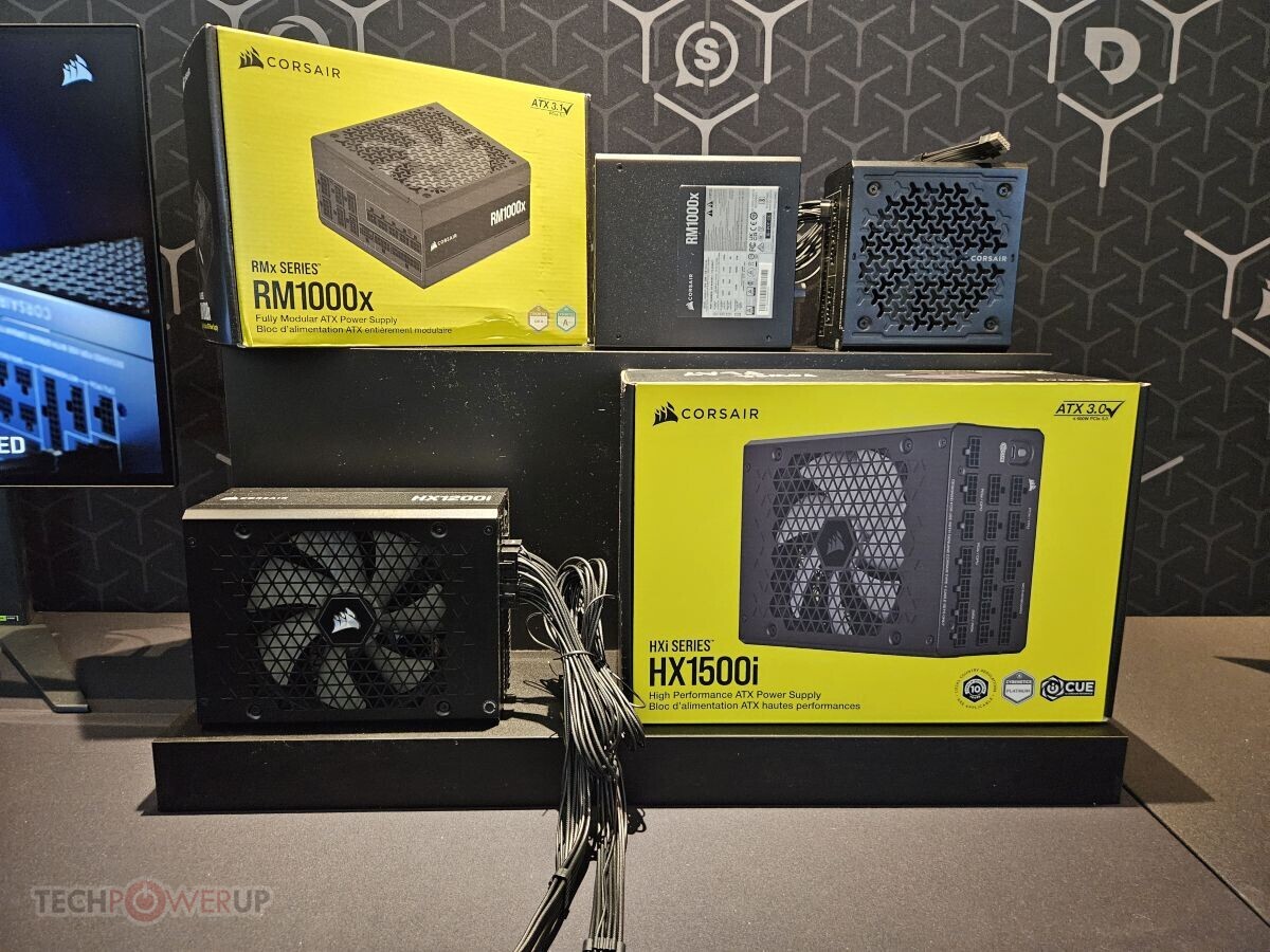 Corsair Shows off 2025 RMe Series and 2025 HXi Series PSUs at CES