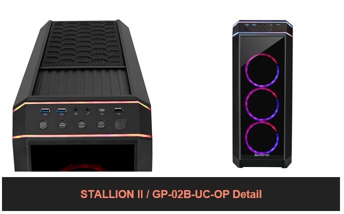 Scorpion II - ATX Gaming Case - GL-02B-OP - Chieftec