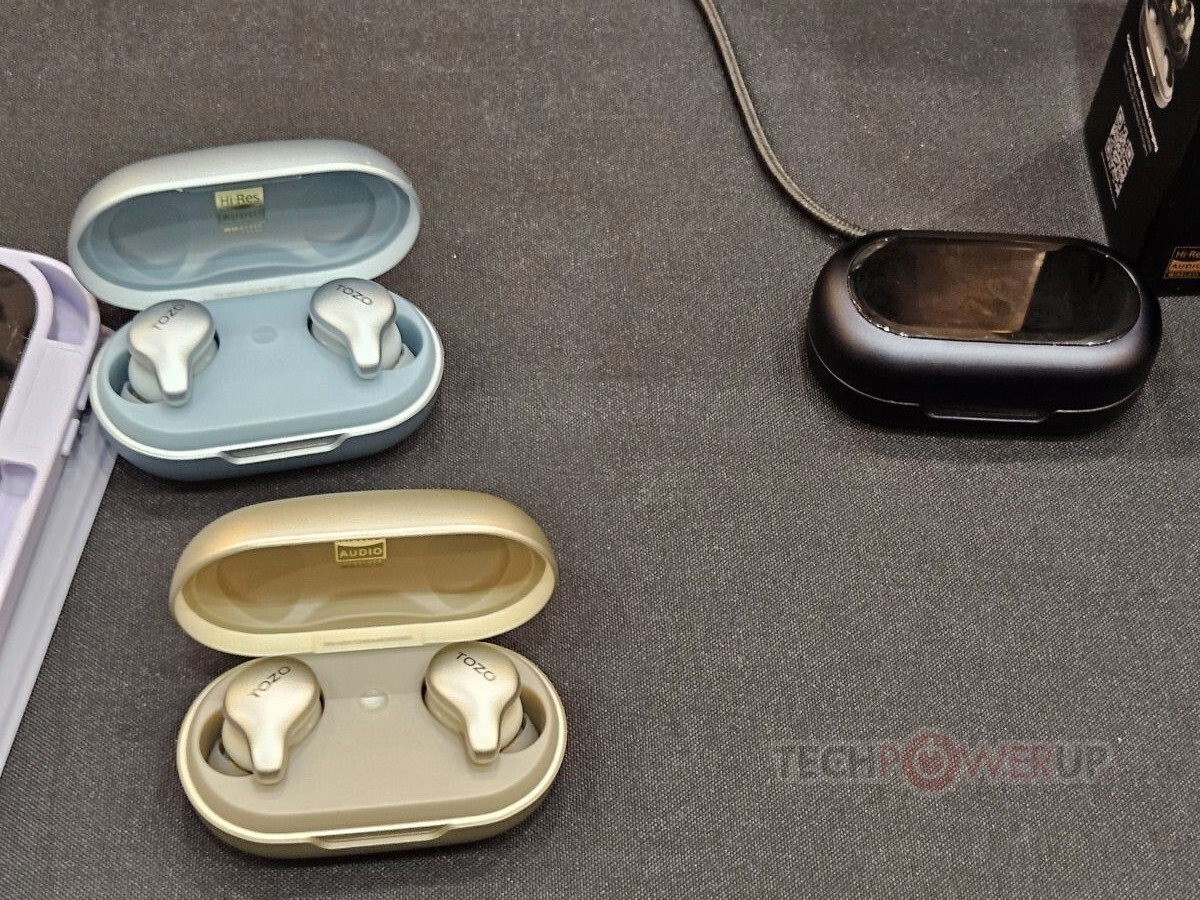 TOZO Shows Golden X2 Pro HiFi Wireless Earbuds at CES 2025