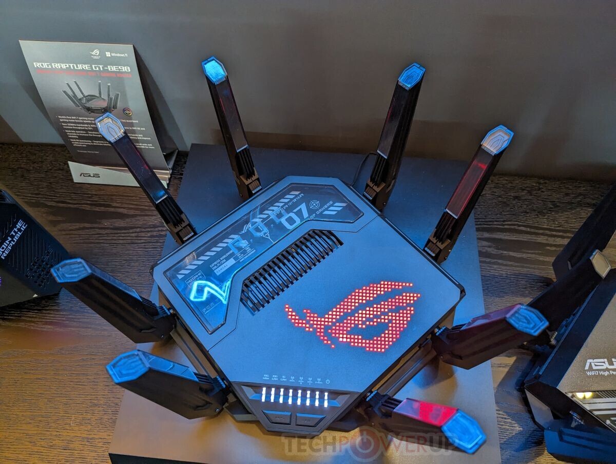ASUS muestra su primer WiFi de grado de juego 7 Enrutadores 