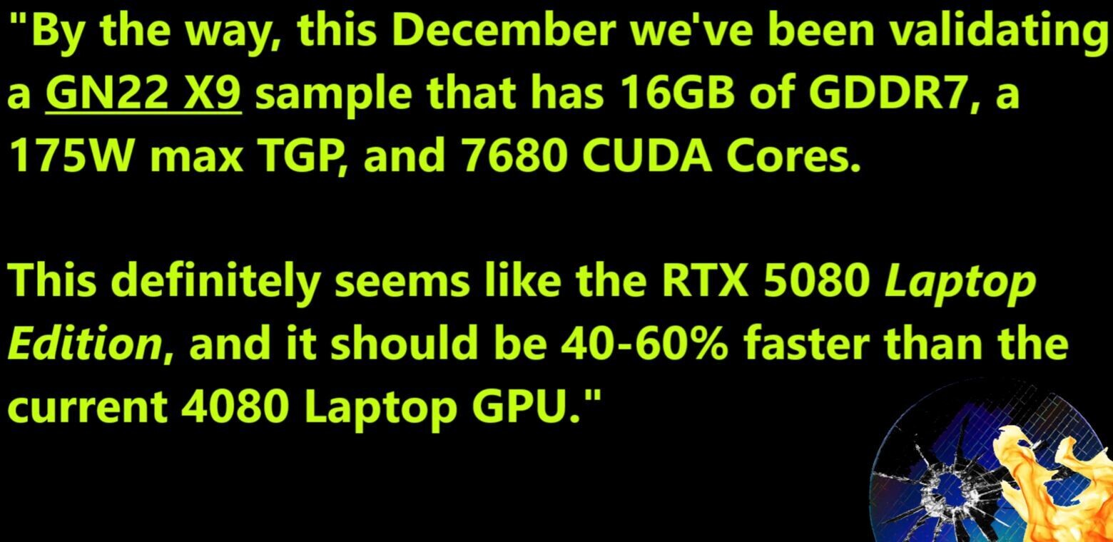 RTX 5080 Laptop GPU Might Be Up to 60% Faster Than RTX 4080 Laptop