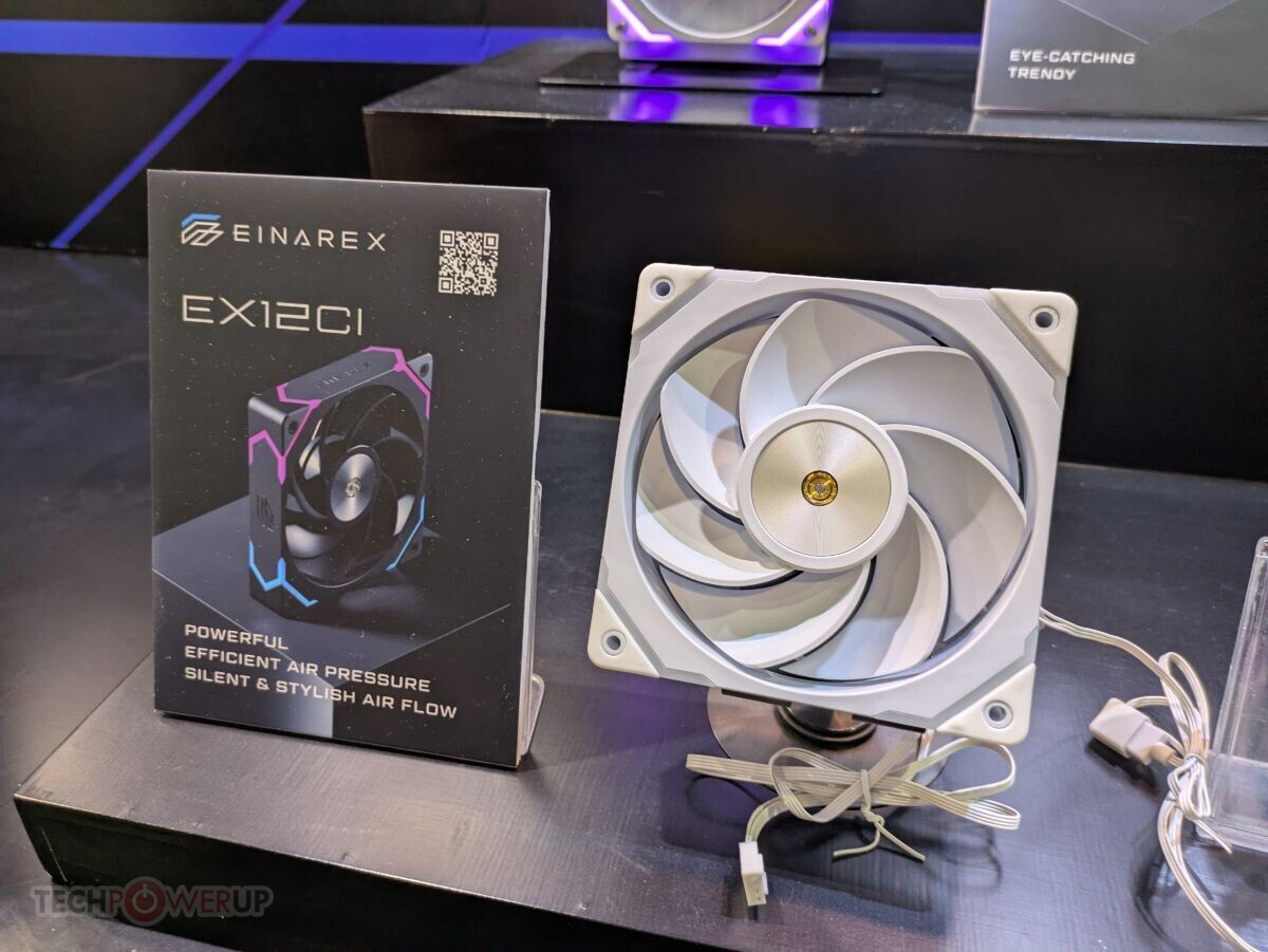 EINAREX Fans, AIO CLCs, and CPU Air Coolers at 2025 International CES