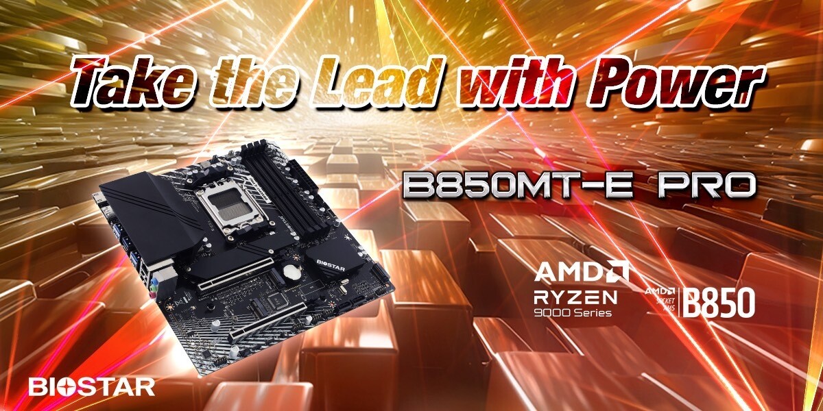 (PR) Biostar Introducess New B850MT-E PRO Motherboard