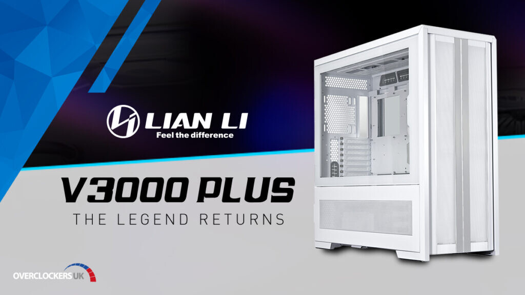 Lian Li V3000 PLUS V3000PW TG Full Tower extended ATX SSI EEB Case White  GGF
