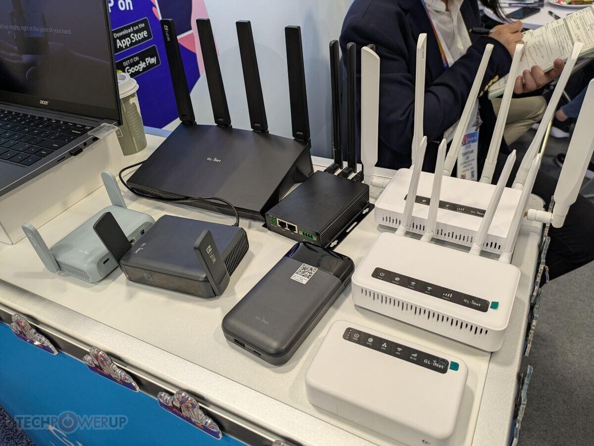 GL.iNet Shows Off Upcoming Wi-Fi 7 Routers at CES 2025