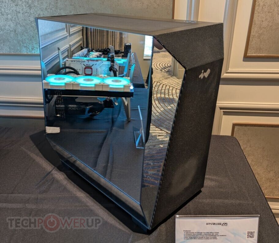 InWin Debuts PRISM Glass Chassis & SHIFT Test Bench at CES 2025