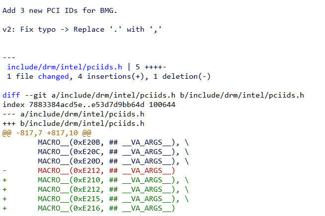 Intel Updates Linux Driver with Three Unannounced Battlemage PCI IDs