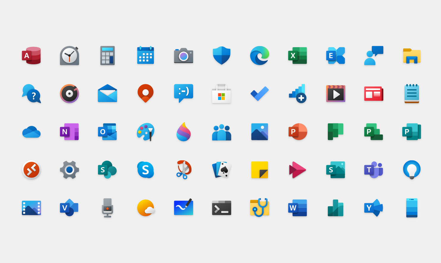 Microsoft Redesigns Windows 10 Icons