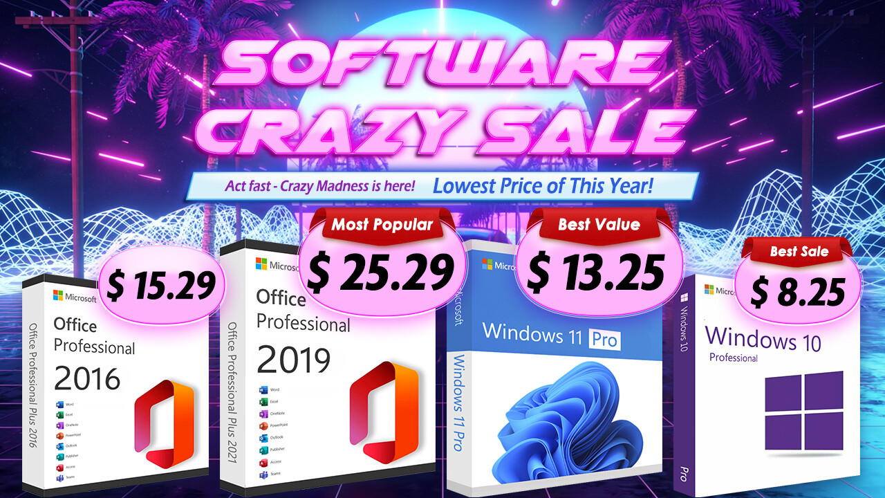 GoDeal24 Unveils Software Crazy Sale—Genuine Windows 11 and Office 2024 at Low Prices