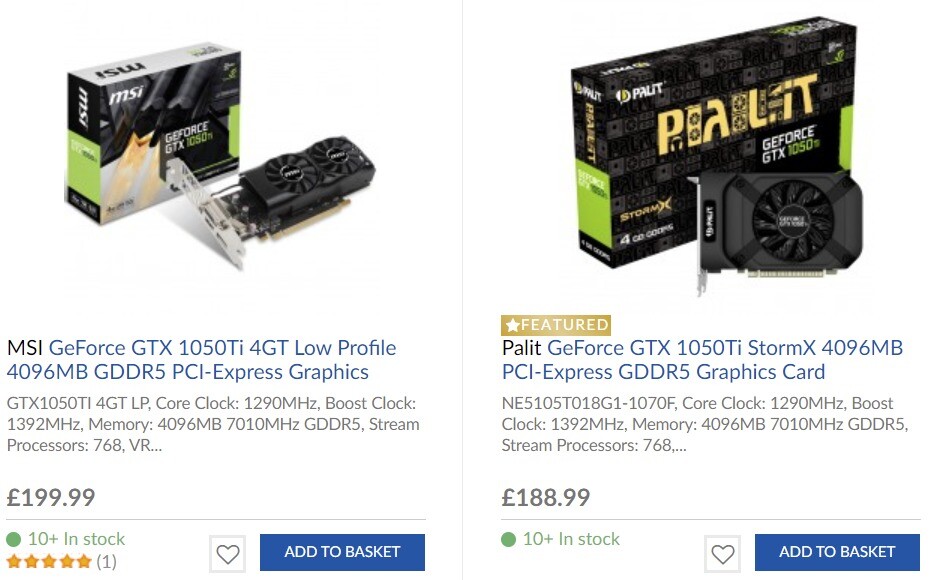 NVIDIA Seemingly Begins GeForce 1050 Ti GPUs TechPowerUp
