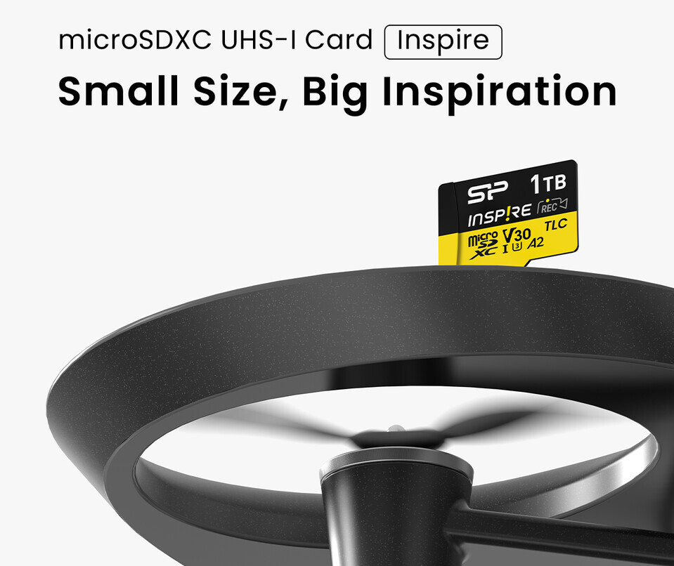 (PR) Silicon Power Launches "Inspire" microSDXC Card for Action Cameras and Content Creation