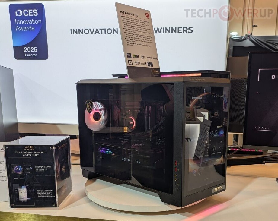 MSI Shows Off MEG Vision, Aegis & Codex AI Gaming PCs at CES 2025