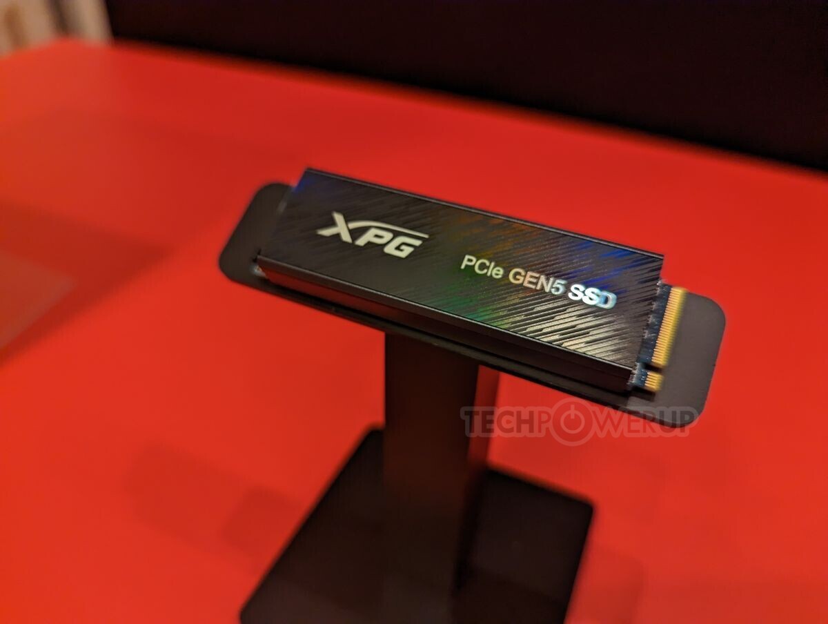 ADATA shows off XPG PCIe Gen5 SSD: up to an insane 14GB/sec reads