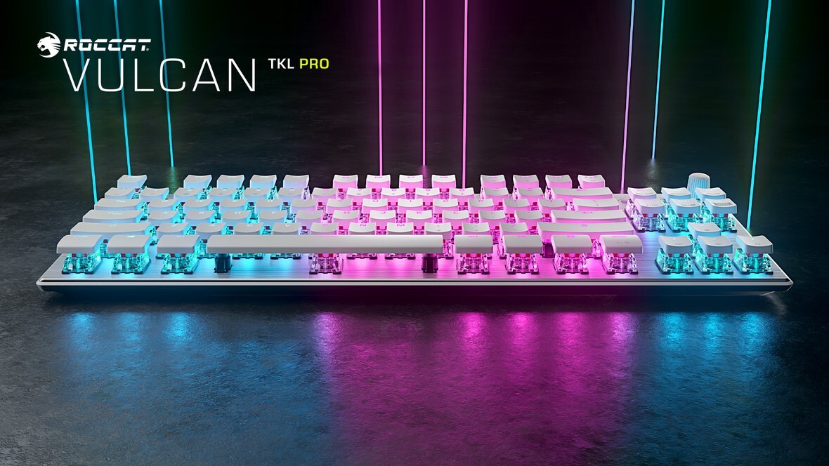 Glorious low profile - Roccat Vulcan TKL Pro (white) Unboxing and