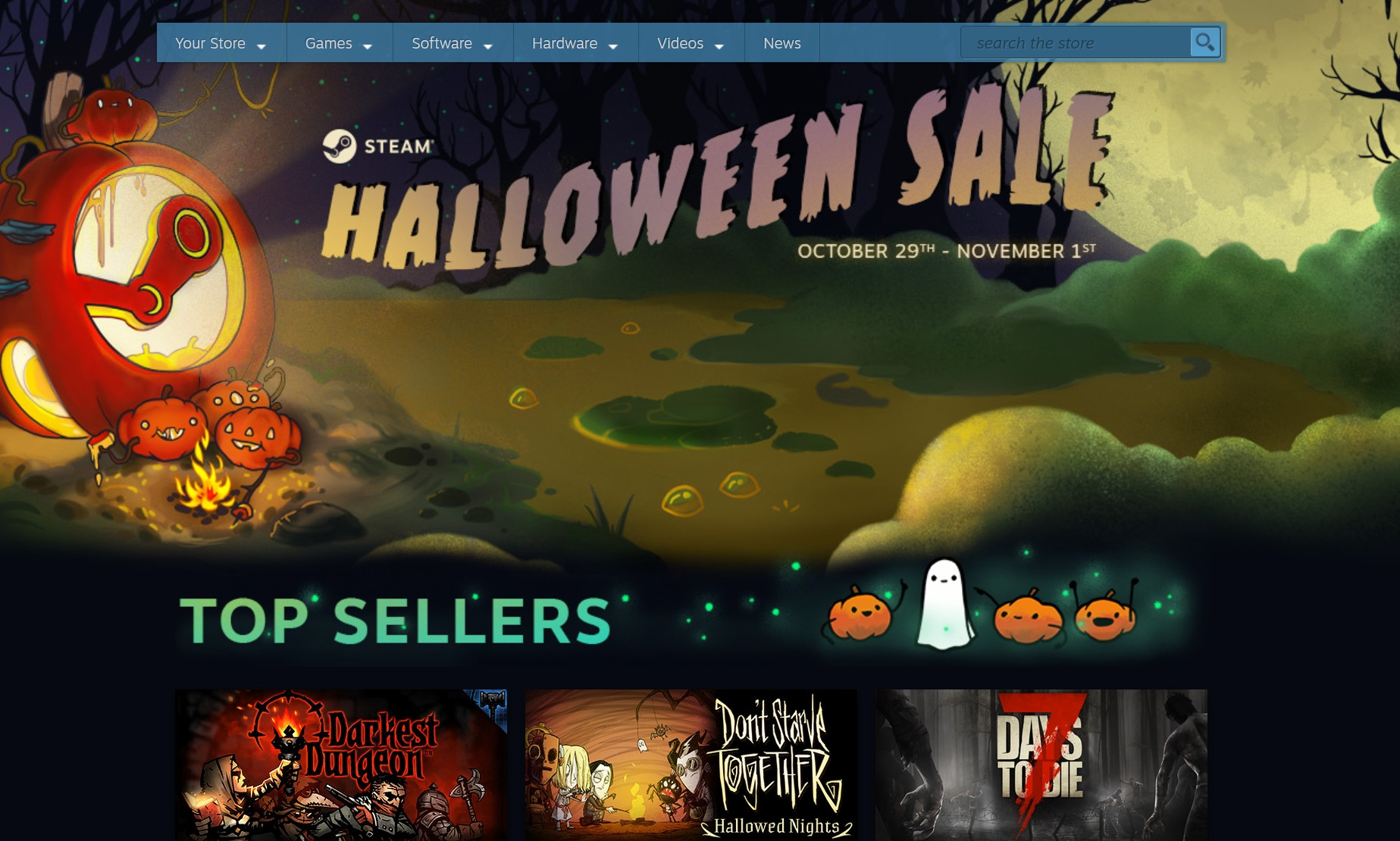 Steam Halloween Sale 18 Is On Up To 85 Off In Some Titles Techpowerup