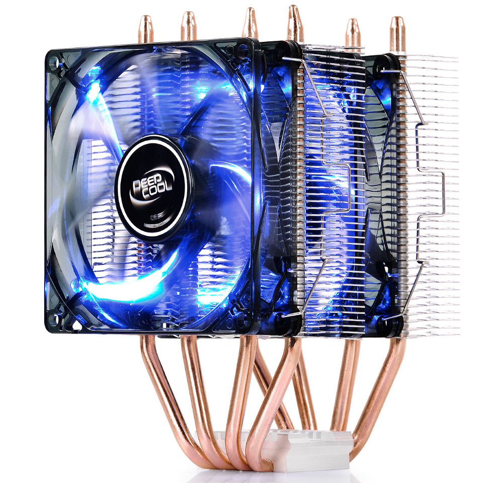 DeepCool Intros Frostwin LED CPU Cooler With High DIMM Clearance EVGA 