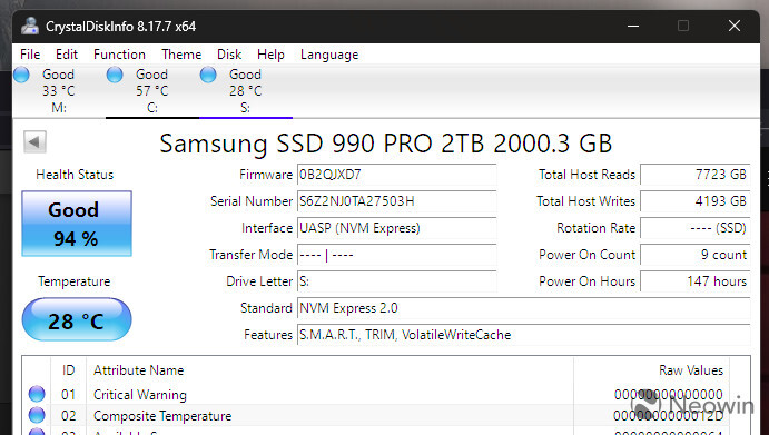 Samsung 990 PRO SSD Has an Endurance Problem, Users Notice Rapid Drive-Health Drops | TechPowerUp