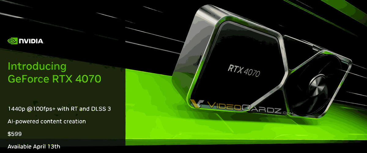 Official NVIDIA RTX 4070 Performance Claims Leak Online